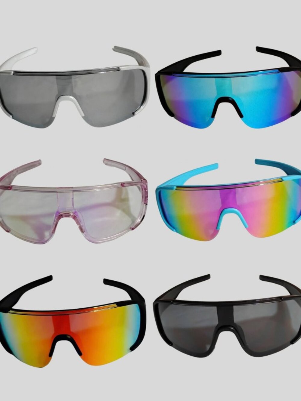 Premium Y2K Shield Sunglasses Vault | 6-Piece Retro-Futuristic Collection